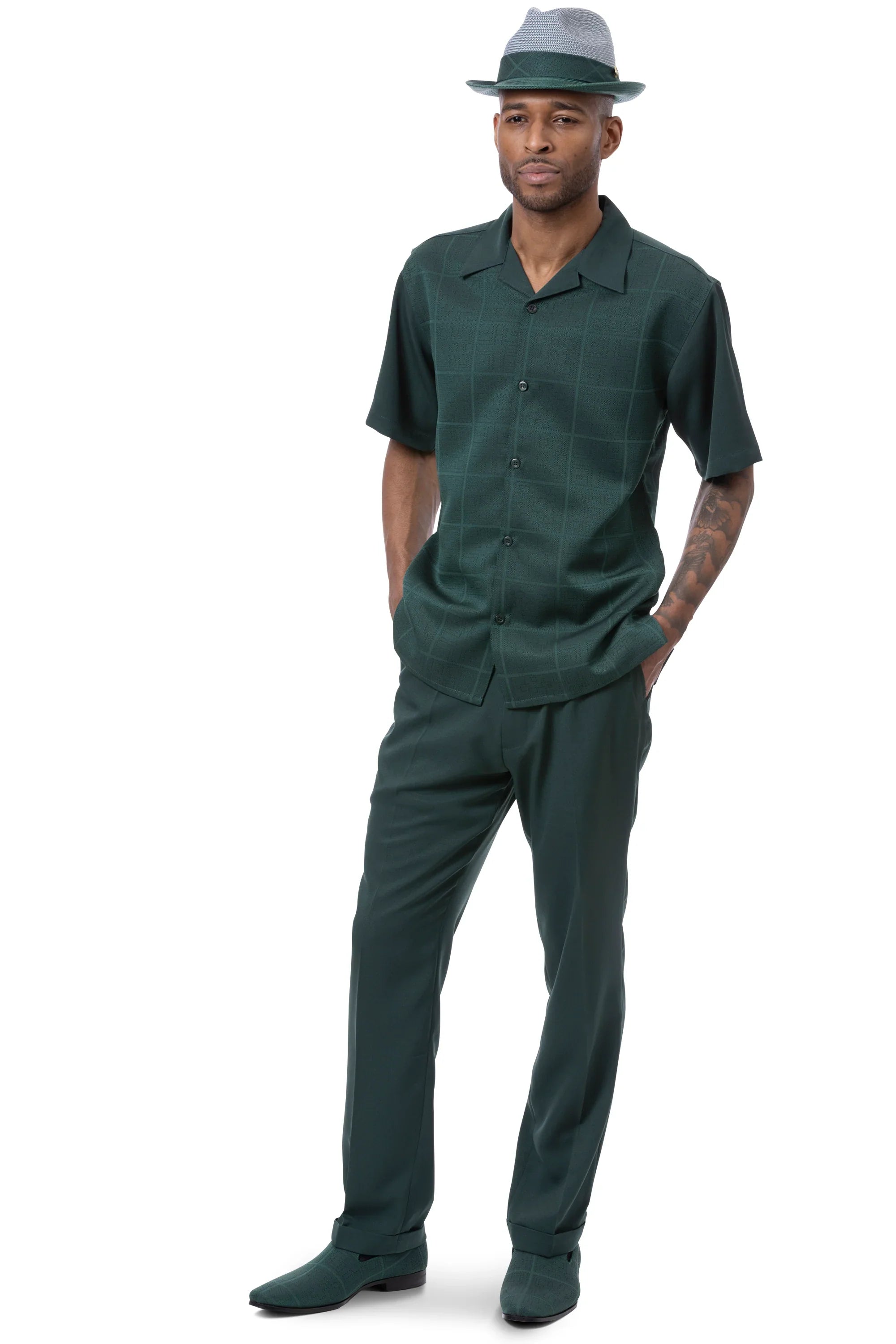 Visionary Collection: Woven Checkerboard Walking Suits