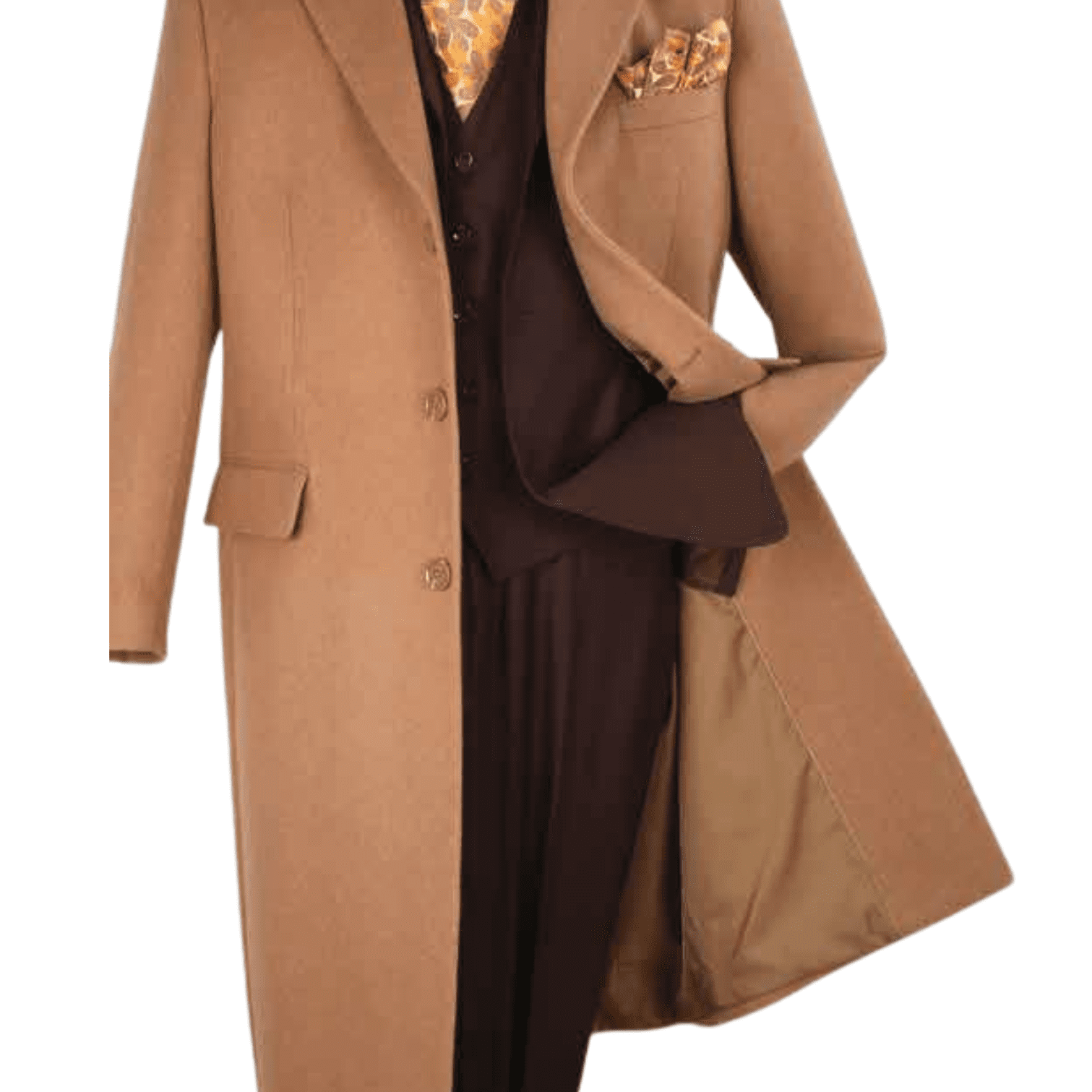 men's brown coat
