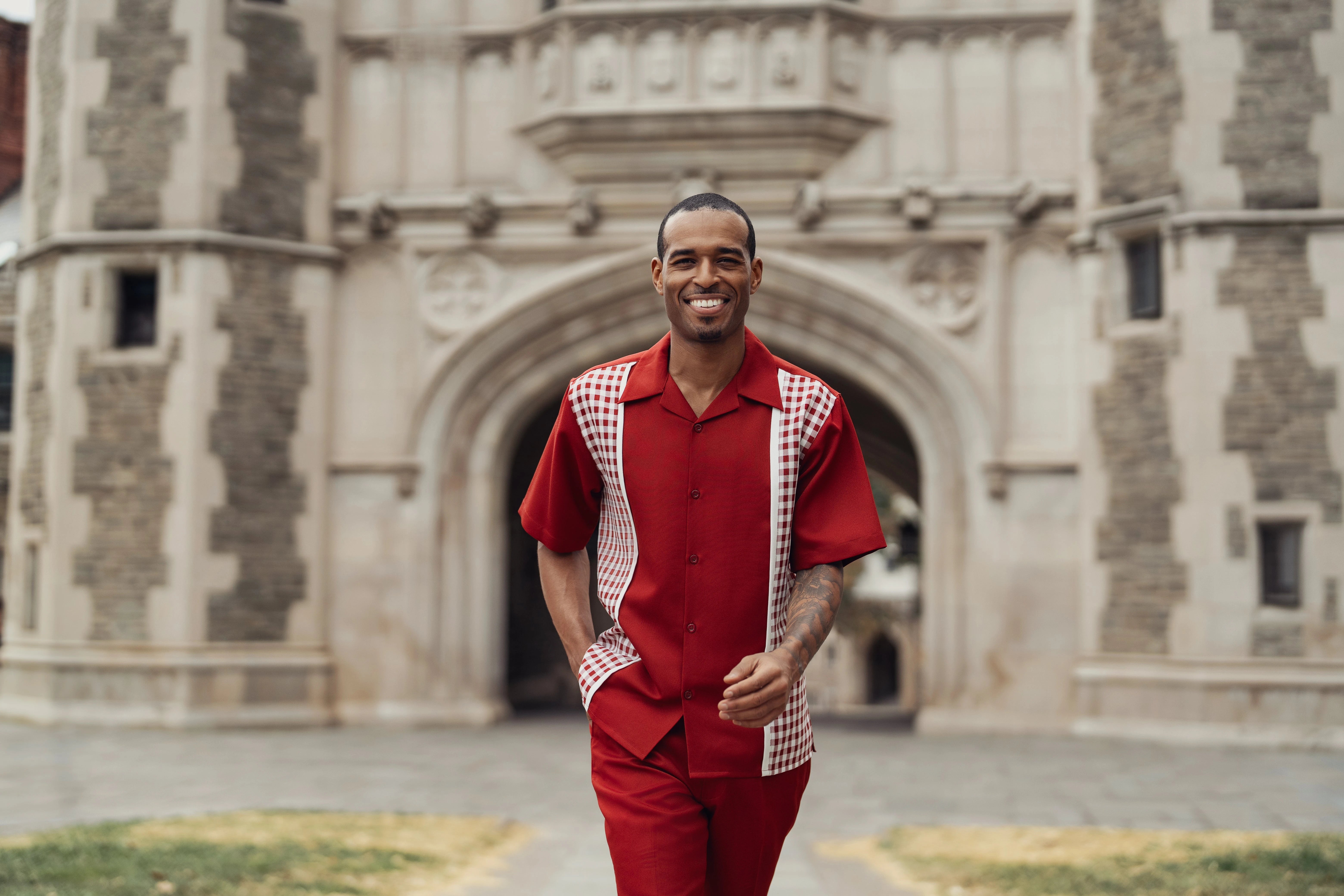 Vintage Charm Collection – Matching Walking Suit, Hat & Loafers for a Classic Look