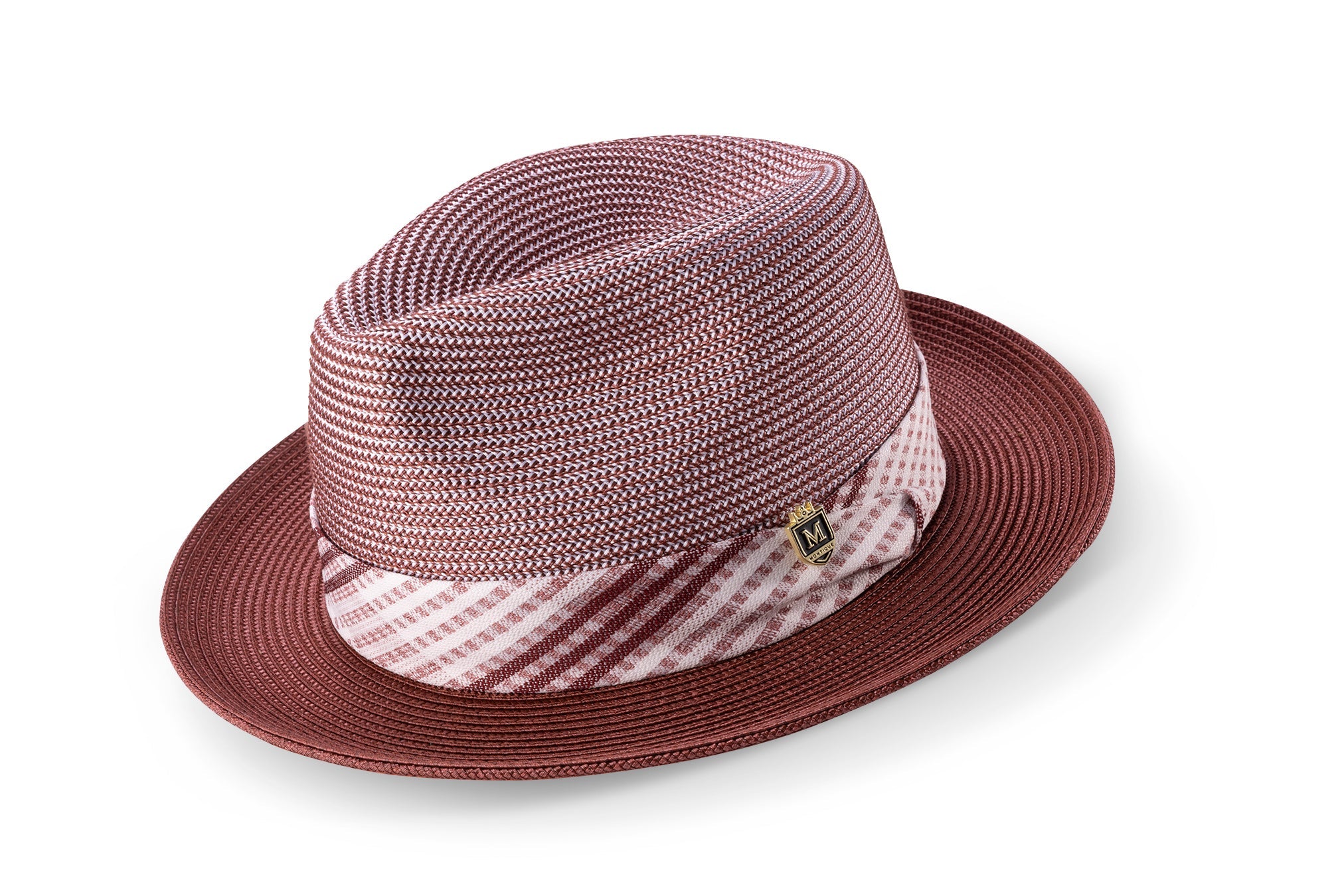 Tucana Collection: Classic Fedoras with Checkered Ribbon Bands
