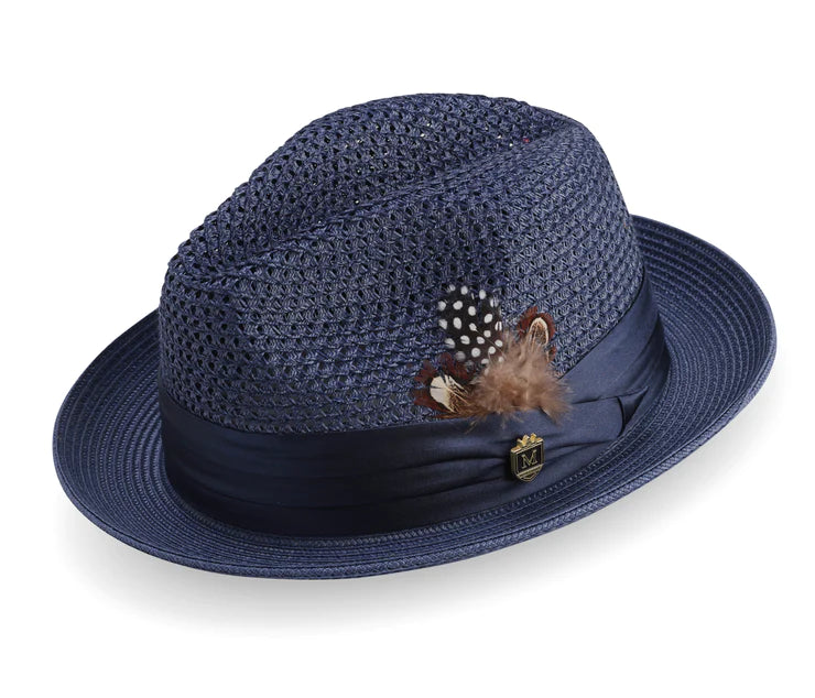 Glossaric Collection: Solid Color Pinch Braided Fedoras