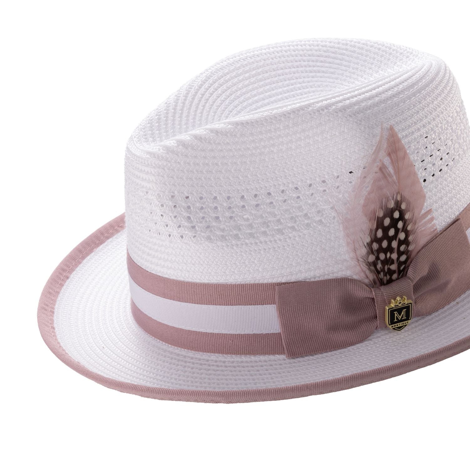 Brighton Collection: Montique Fedora Hat with Dual-Tone Ribbon