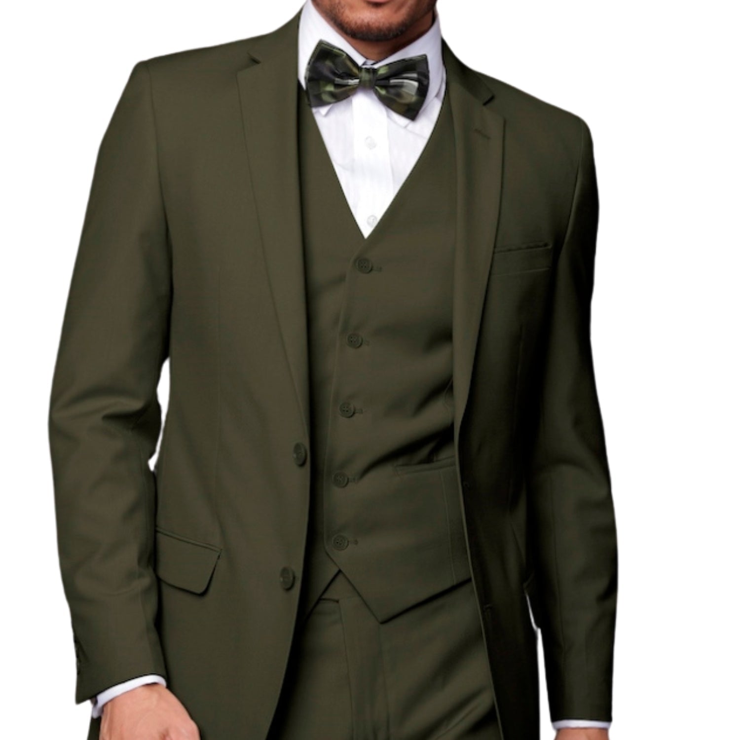 Sculptor Collection: 3-Piece Slim Fit Solid Suit for Men