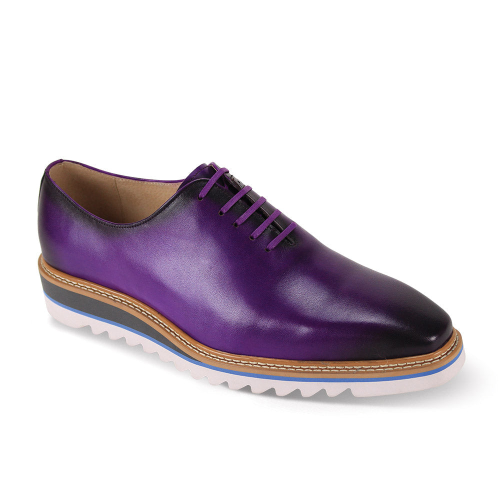 Spica Collection: Plain Toe Lace-Up Leather Shoes