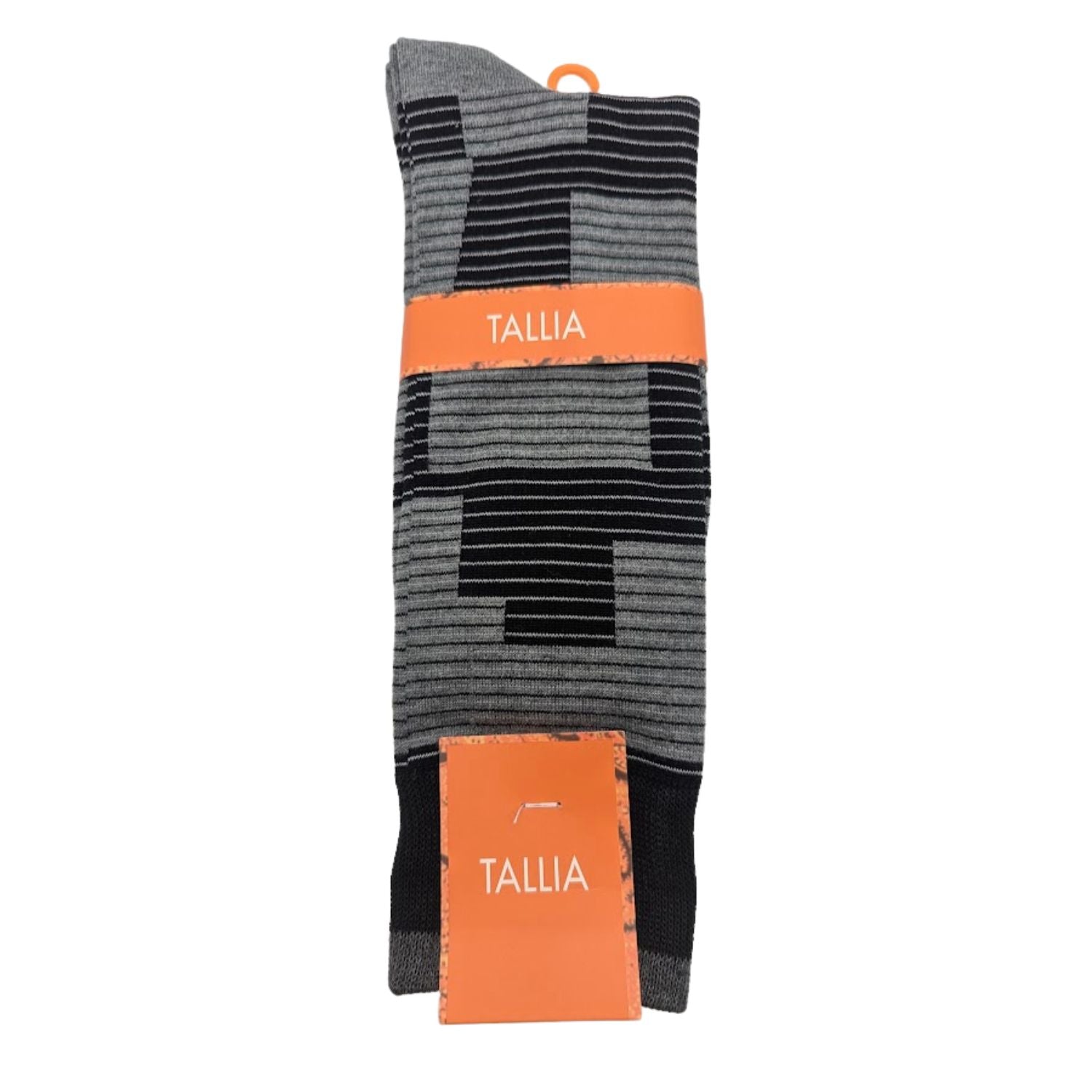 Lineblock Collection:  Block Stripe Dress Socks by Tallia