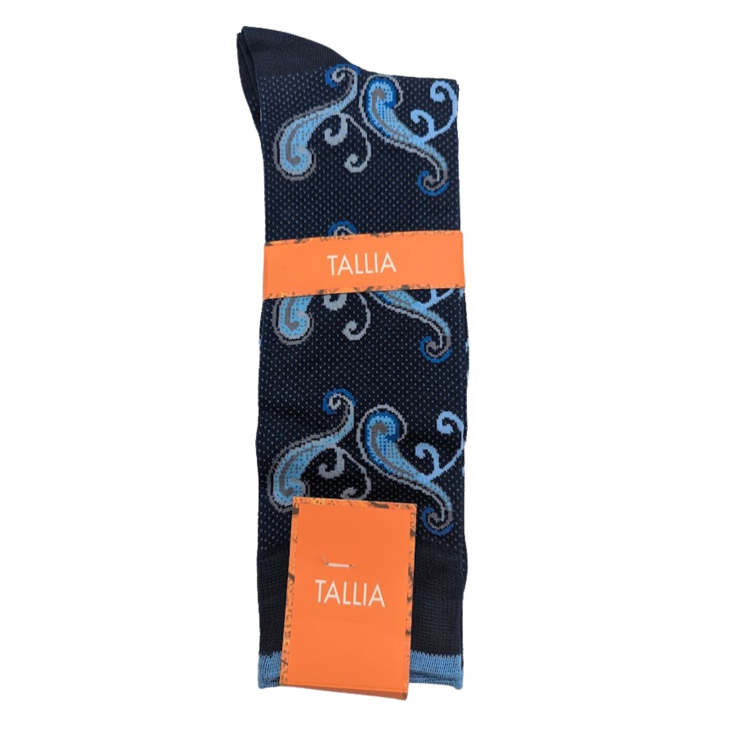 Scrollvine Collection: Paisley Scroll Dress Socks by Tallia