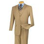 Urbano Collection: Classic Morgan 3-Piece Luxurious Suit In Khaki