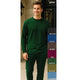 Clavius Collection: Ribbed Knit Long Sleeve Crew Neck Shirt - 7 Colors