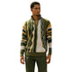 Renzo Collection: Stacy Adams Quarter Zip Pullover Sweater in Olive