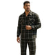 Black Plaid Shacket 2-Piece Walking Suit by Montique