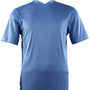 Men's Spandex Short Sleeve V-Neck T-Shirt  - Blue