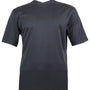Men's Spandex Short Sleeve V-Neck T-Shirt  - Charcoal