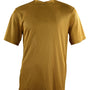 Men's Spandex Short Sleeve V-Neck T-Shirt  - Gold