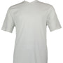 Men's Spandex Short Sleeve V-Neck T-Shirt  - Ivory