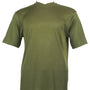Men's Spandex Short Sleeve V-Neck T-Shirt  - Olive