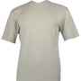 Men's Spandex Short Sleeve V-Neck T-Shirt  - Tan