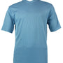 Men's Spandex Short Sleeve V-Neck T-Shirt  - Turquoise