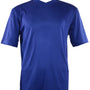 Men's Spandex Short Sleeve V-Neck T-Shirt  - Midnight Blue