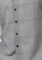 Montique 2-Piece Houndstooth Walking Suit in Black