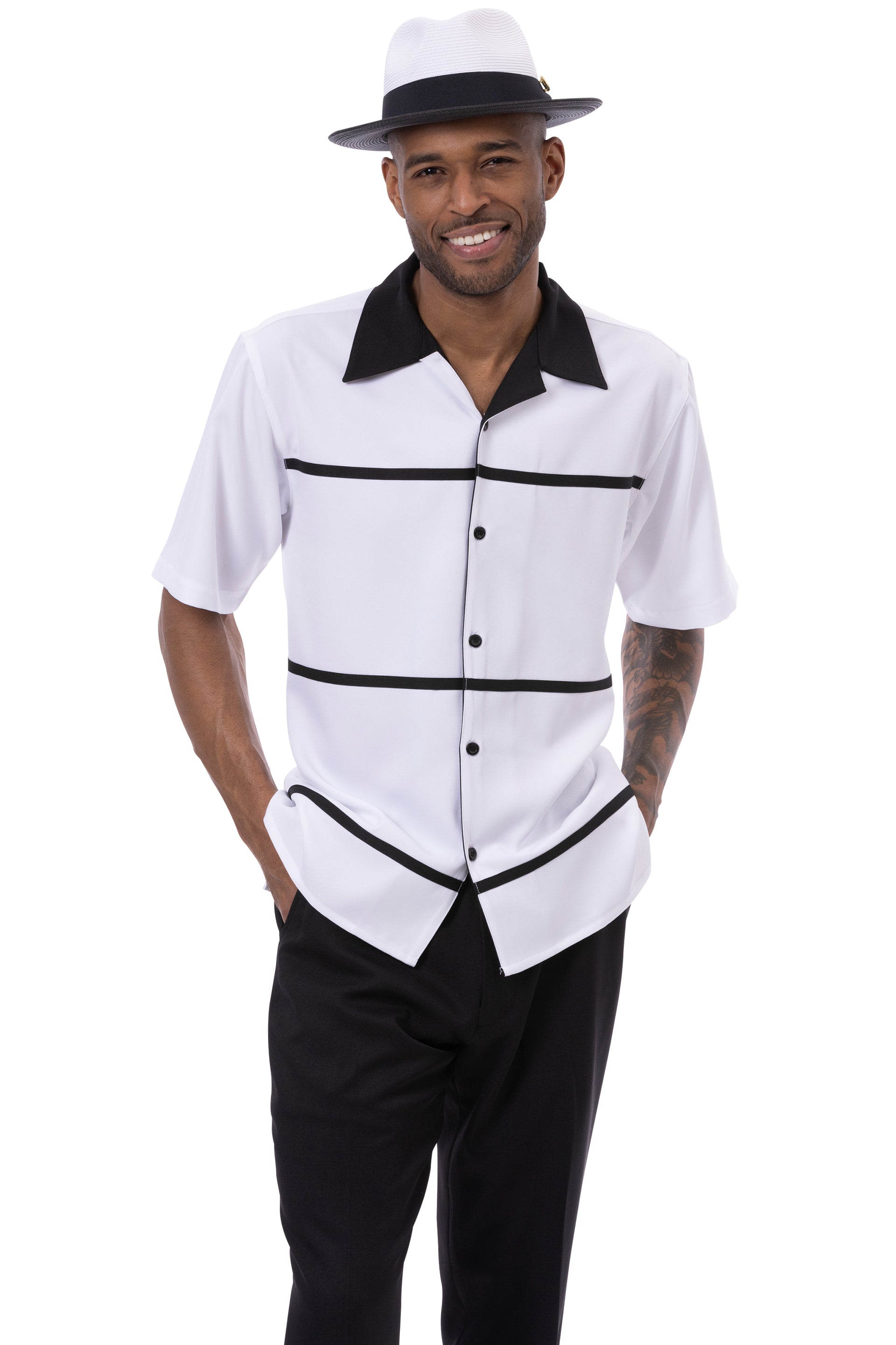 Short Sleeve Suit for Men | Walking Suit with Short Sleeve Shirt ...