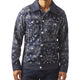 Men's Navy Paisley Print Modern Cut Jacket