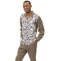 Neowise Collection: Olive Abstract Pattern Long Sleeve Walking Suit - 2464