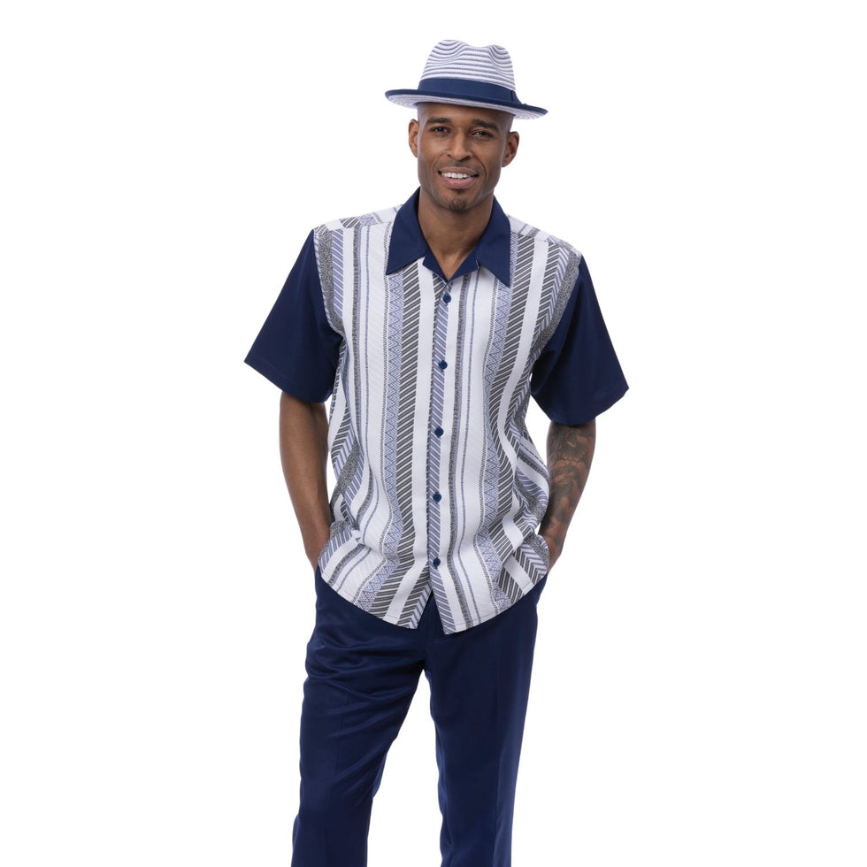 Mens Shorts Walking Suits Set Polyester Beige