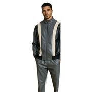 Vellamo Collection: Stacy Adams Charcoal Jacket and Pants Set