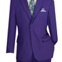 Victonique Collection: Purple 2 Piece Solid Color Single Breasted Regular Fit Suit
