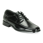 Classic Black Lace Moc Toe Shoes - 4941