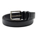 Belmor Collection: Men's Classic Black Leather Dress Belt