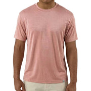 Pink Classic Crew Neck Ribbed T-Shirt By Stacy Adams