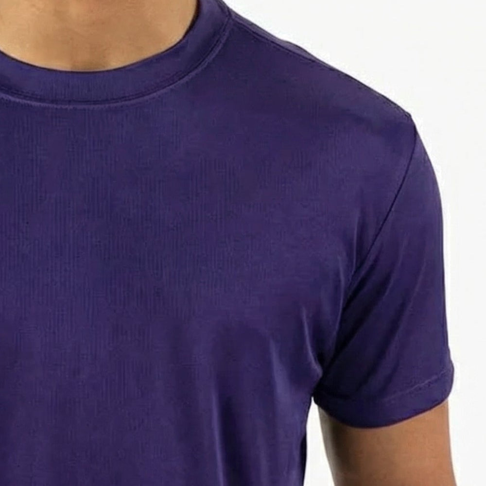 close-up of dusk crew neck short sleeve t shirt