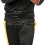 Black & Yellow Tricot Warmup Full Cut Track Suit