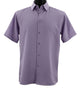 GeoSoft Collection Lavender Geometric Microfiber Short Sleeve Shirt – Full Cut