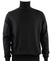 Calypso Black Long Sleeve Turtle Neck Sweater - Classic Elegance