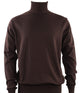 Calypso Brown Long Sleeve Turtle Neck Sweater - Rich Warmth