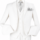 white suit fabric and vest detail close up