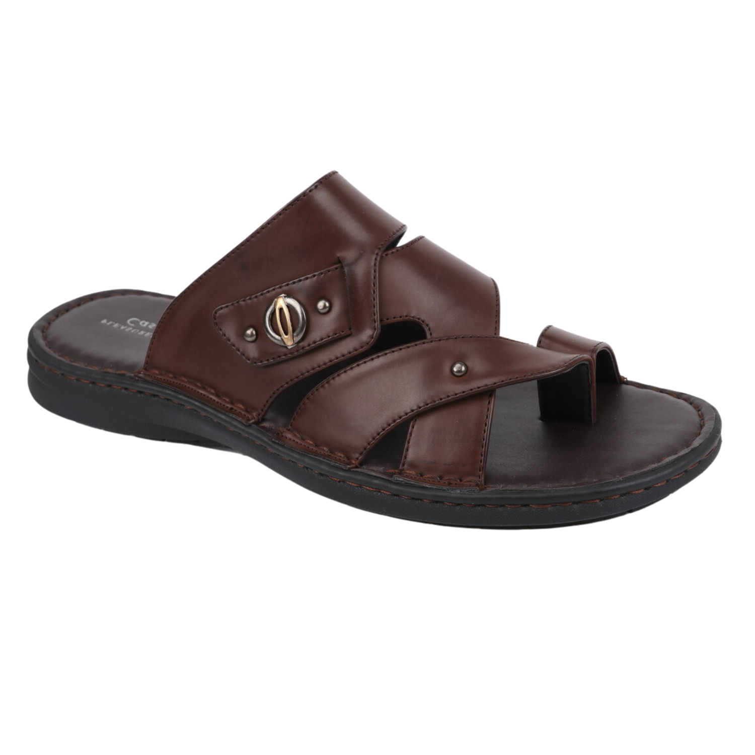 Amazon.com | OHCHSH Sandals for Mens Leather Slippers Boy Slip On Sandles Flip  Flops Thong US Size 6 | Sandals