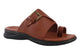 Montiero Collection: Men's Brown Toe Loop Slide Sandal