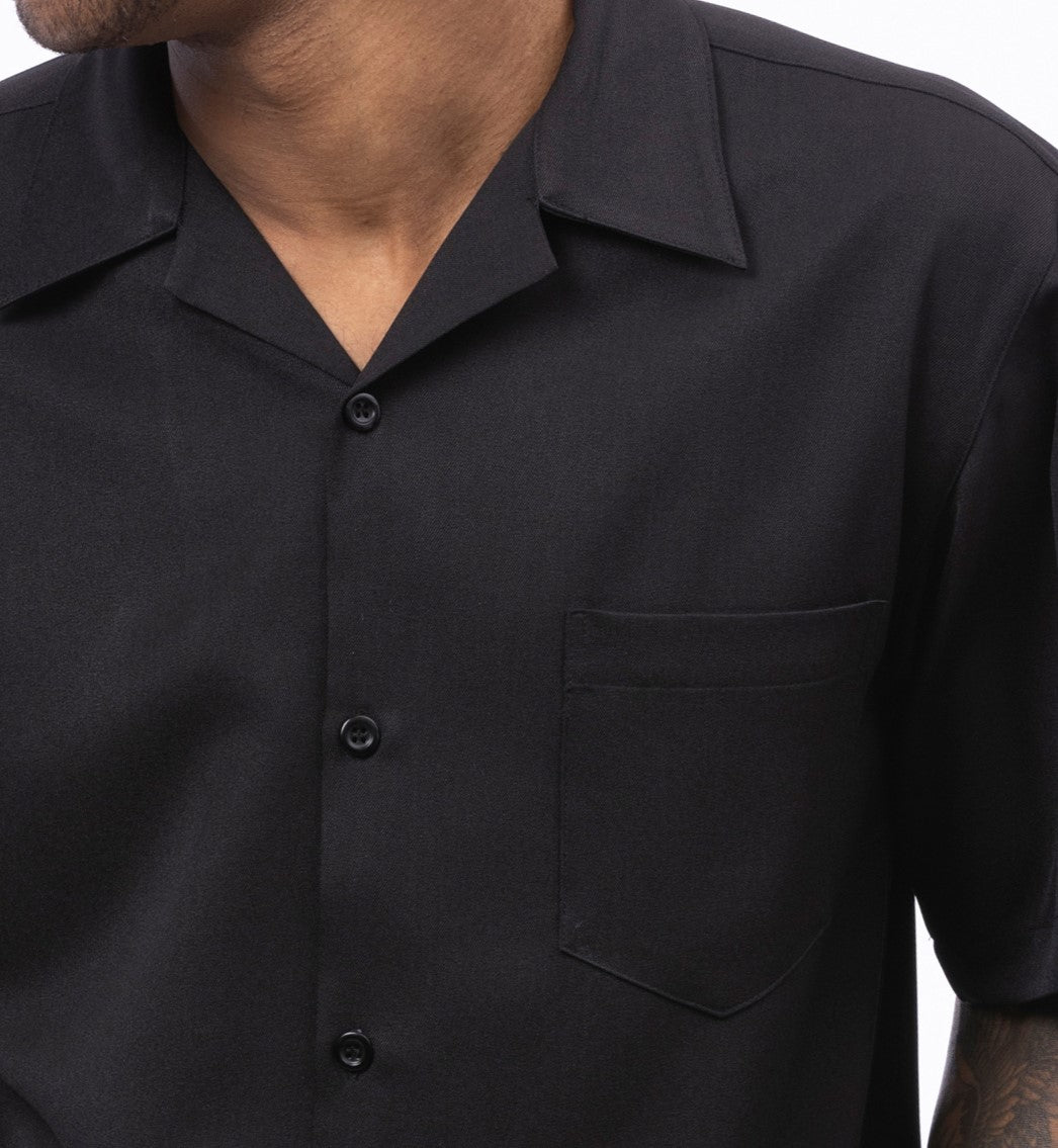 Black Walking Suit Detail