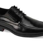 Men's Black Moc Toe Lace Shoes