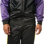 Black & Purple Tricot Warmup Full Cut Track Suit