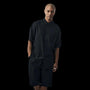 Breezy Collection: Men's Black Linen 2-Piece Short Pants Set