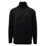 Men's Turtleneck Long Sleeve Sweater - Black