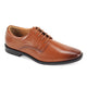 Men’s Plain-Toe Lace-Up Dress Shoe - Cognac