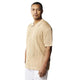 Zaniah Collection: Fashion Knit Short-Sleeve Shirt in Khaki