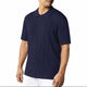 Men's Navy Fashion Knit Short Sleeve Polo Shirt
