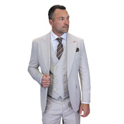 Aether Crest Collection: Statement Ash 3-Piece Modern Fit Suit