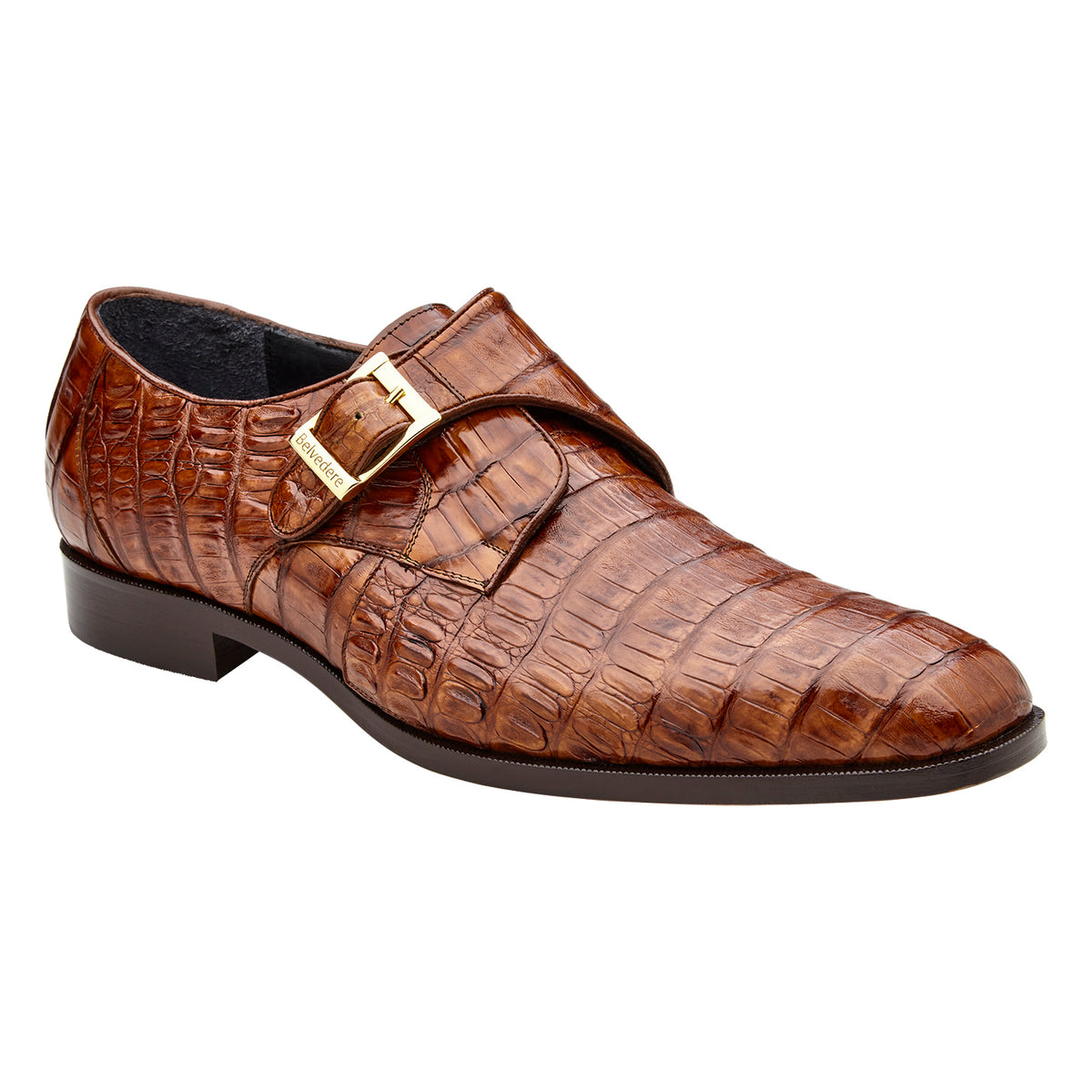 Belvedere Caiman Belt - Navy Genuine Crocodile Leather Loafer main image 0